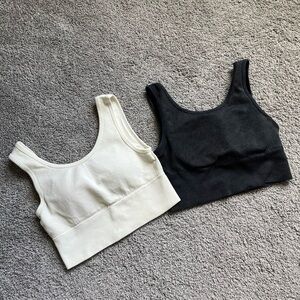 Harmony Balance Lightly Padded Ribbed Sports Bras-Lot of 2-Size S/P-EUC